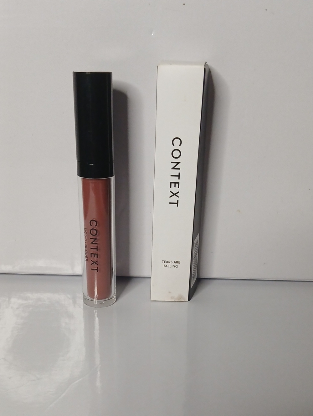 NIB Context Skin Liquid Lip Lacquer - Tears Are Falling